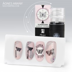 Nail Art Stamper Supersizer Nr.15. Stamping Zubehör zum Übertragen der Stamping Motive von der Stampingplatte auf den Nagel!